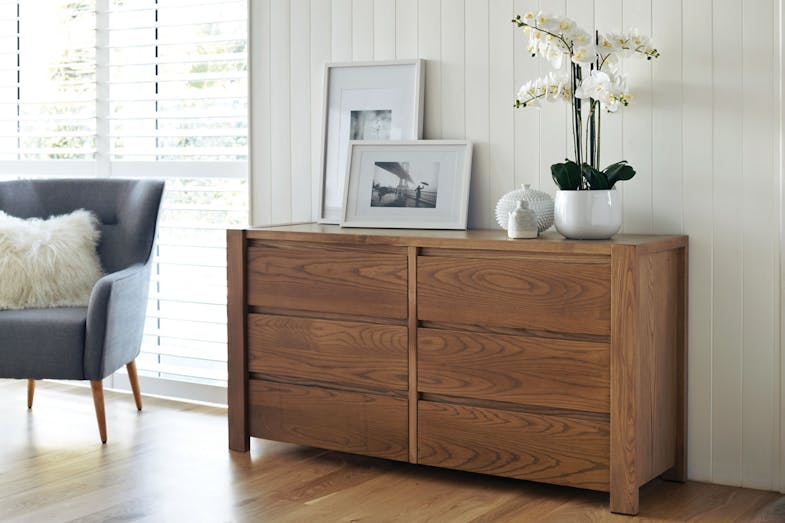 Milford 6 Drawer Lowboy Milford 6 Drawer Lowboy