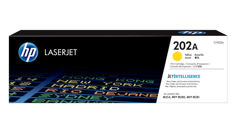 HP 202A Laserjet Toner Cartridge - Yellow HP 202A Laserjet Toner Cartridge - Yellow