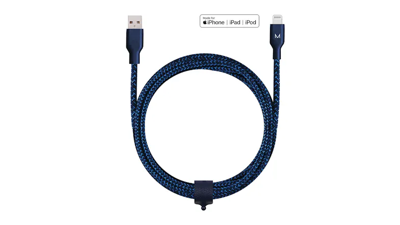 Moyork Cord USB-A to Lightning Nylon Cable 2m - Midnight Blue (MOYO-CO-LCMB) Moyork Cord USB-A to Lightning Nylon Cable 2m - Midnight Blue (MOYO-CO-LCMB)