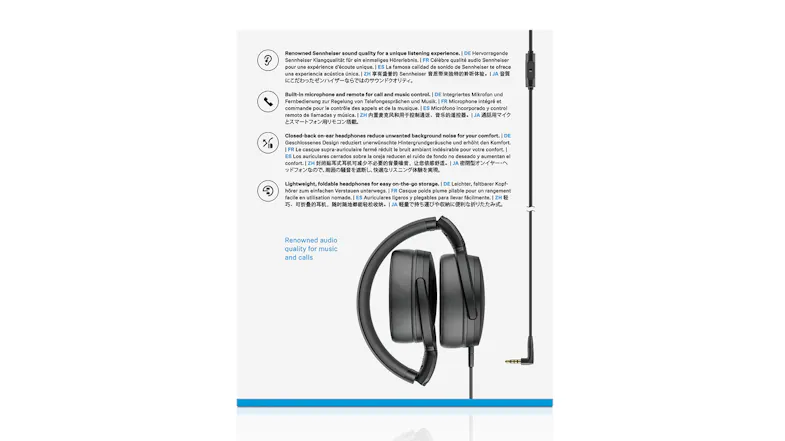 Sennheiser HD 400S Over-Ear Headphones Sennheiser HD 400S Over-Ear Headphones