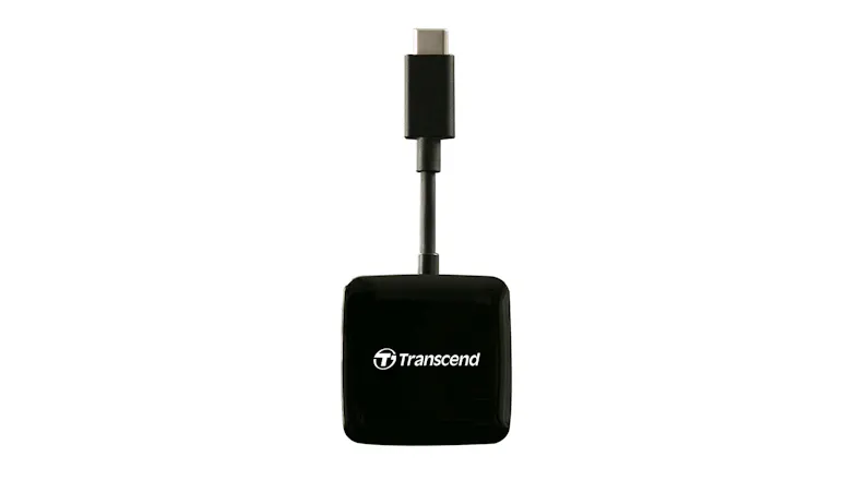 Transcend OTG Smart Card Reader - Black Transcend OTG Smart Card Reader - Black