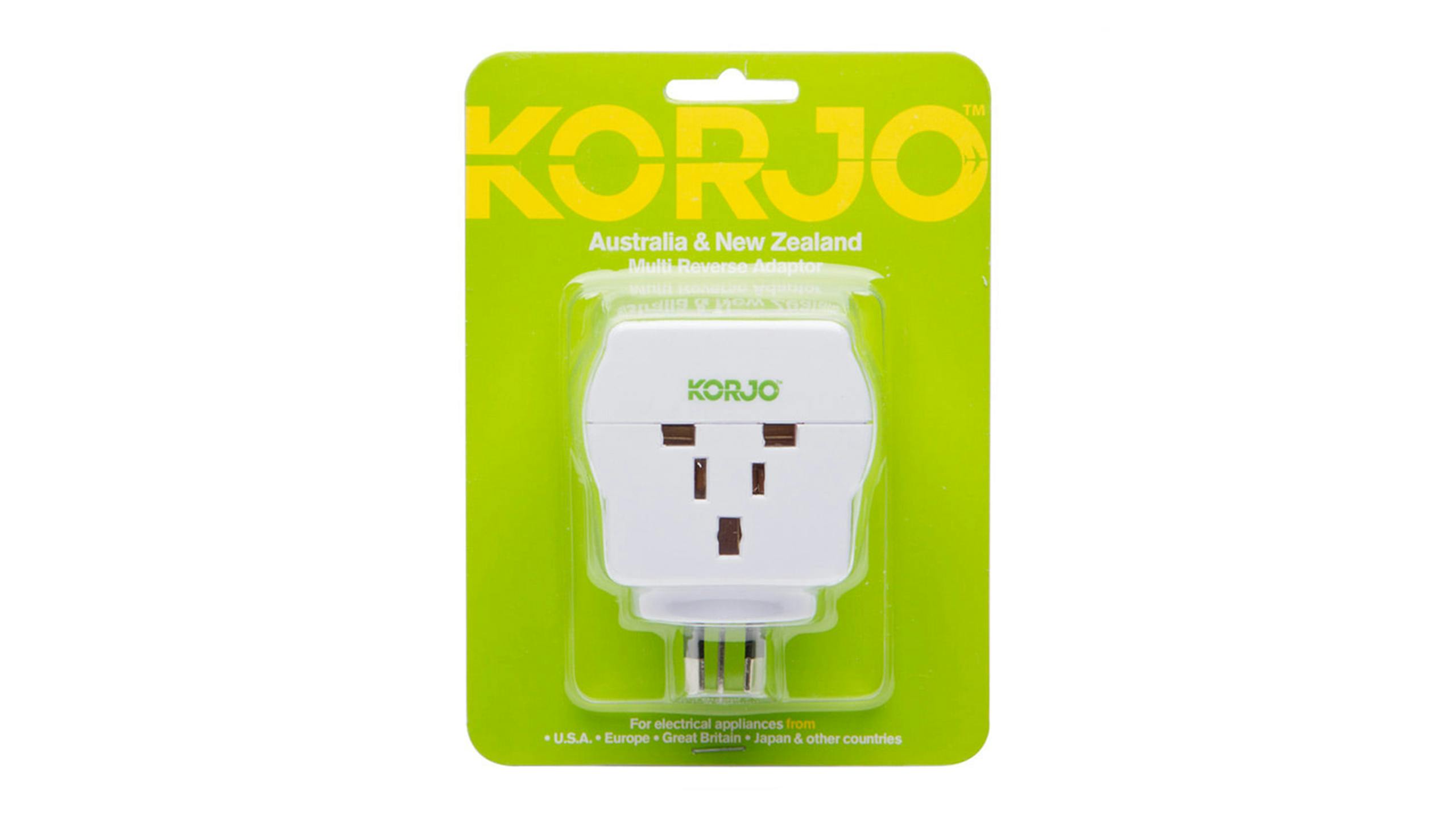 Korjo Multi-Reverse Adapter for New Zealand