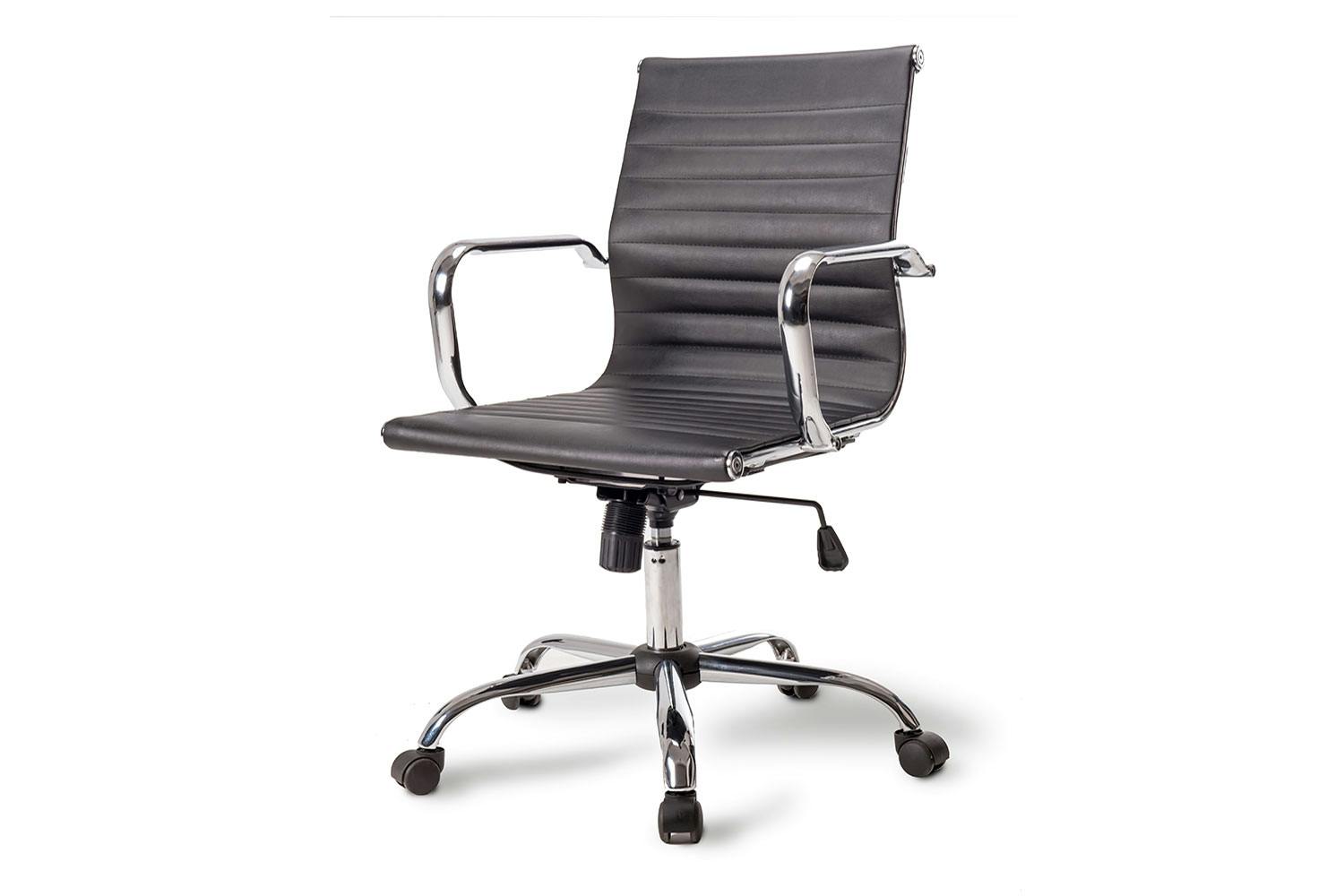 Line Office Chair by TGV - Black with star swivel base