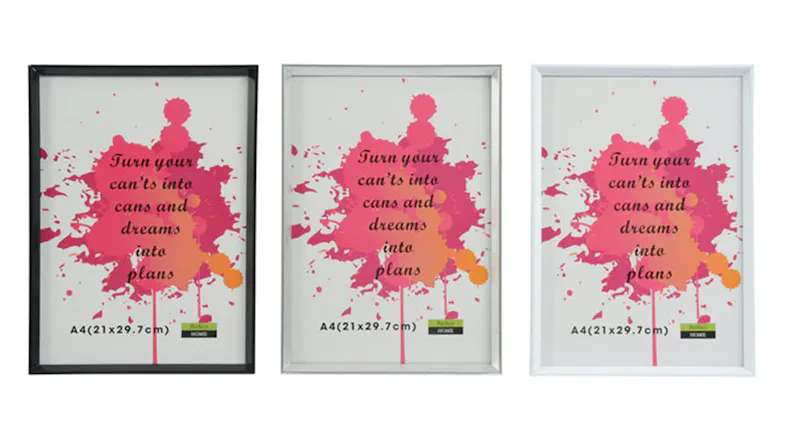 UR1 Newport A4 Frame - 3 Assorted Colours UR1 Newport A4 Frame - 3 Assorted Colours