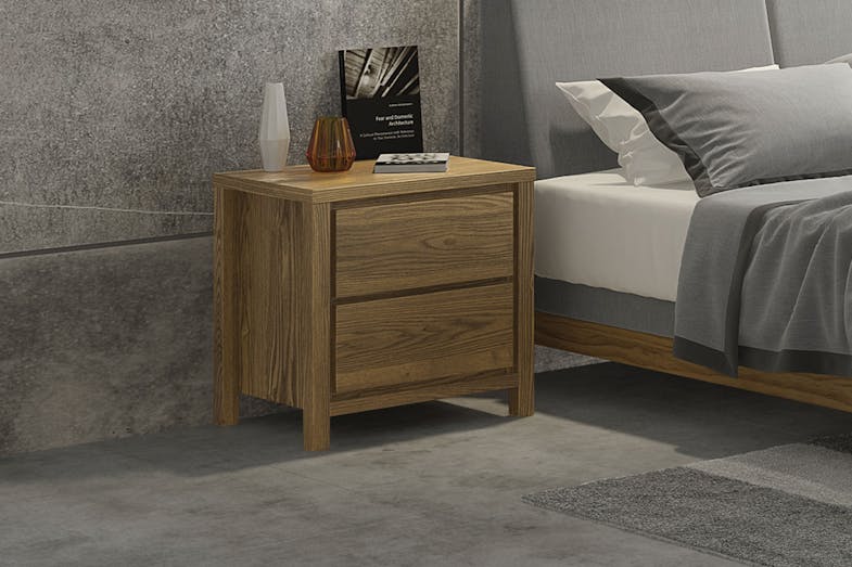 Reva 2 Drawer Bedside Table Reva 2 Drawer Bedside Table