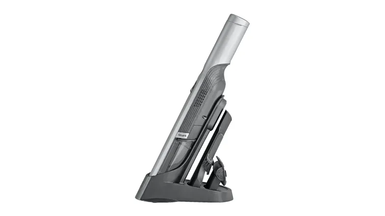 A left-facing side view of the Shark Wandvac A left-facing side view of the Shark Wandvac