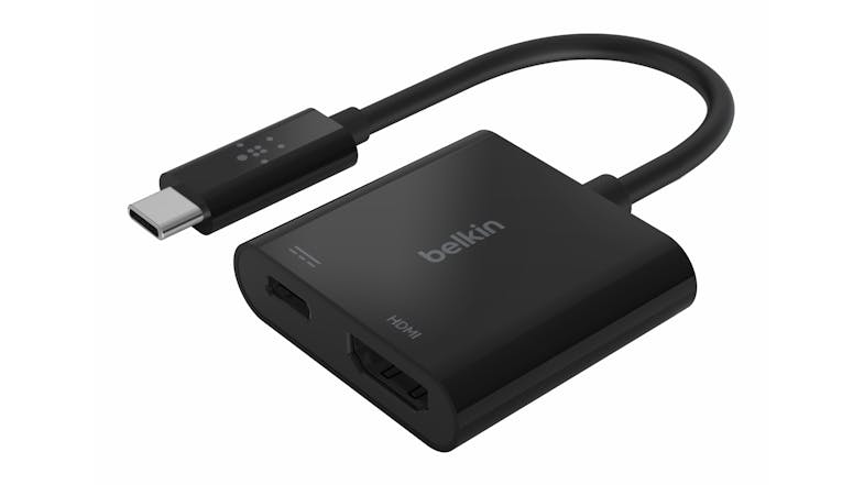 Belkin USB-C to HDMI + Charge Adapter - Black Belkin USB-C to HDMI + Charge Adapter - Black