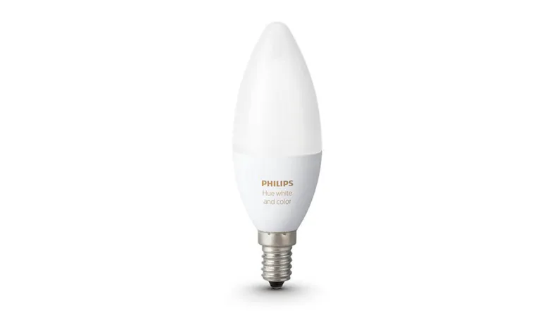 Philips Hue White and Color Ambiance 5.3W E14 Candle Light Bulb - Screw Philips Hue White and Color Ambiance 5.3W E14 Candle Light Bulb - Screw