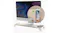 Pout EYES 6 Wooden Monitor Stand with Wireless Charging Pad - White Pout EYES 6 Wooden Monitor Stand with Wireless Charging Pad - White