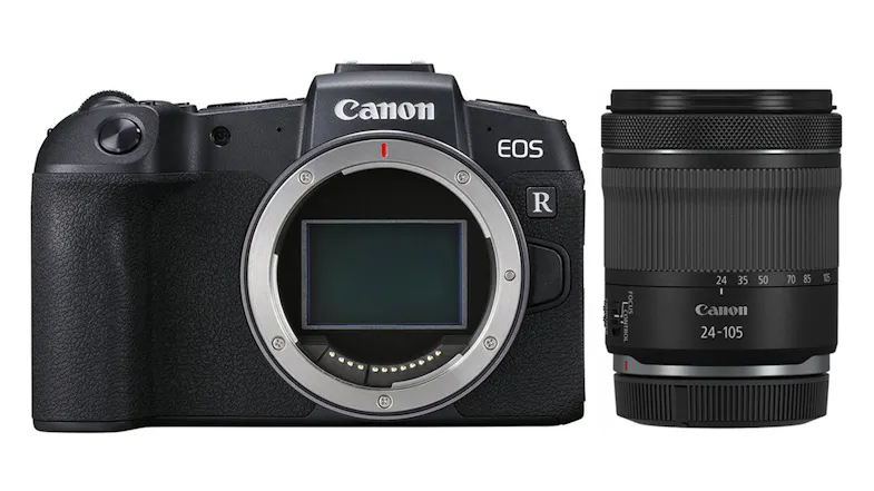 Canon EOS RP Mirrorless Camera with Adapter & RF 24-105MM f/4-7.1 IS STM Lens Canon EOS RP Mirrorless Camera with Adapter & RF 24-105MM f/4-7.1 IS STM Lens