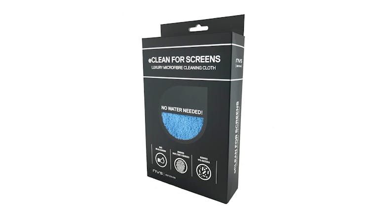 NVS eClean Microfibre Cleaning Cloth for Screens - Blue
