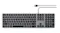 Satechi Aluminium Wired USB Keyboard - Grey Satechi Aluminium Wired USB Keyboard - Grey