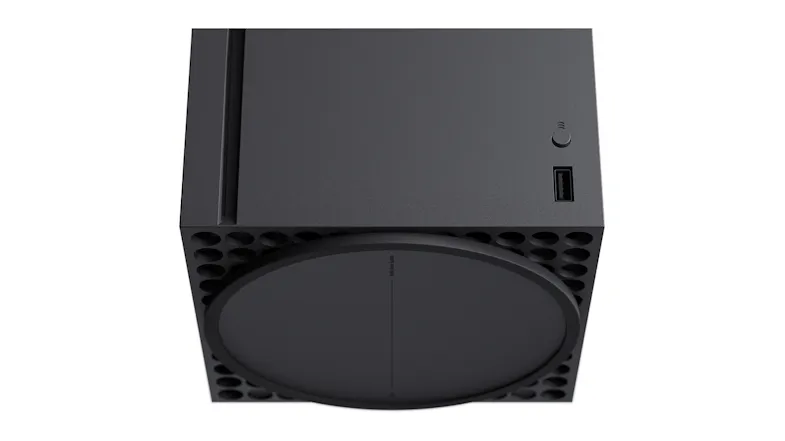Top view of the Xbox Series X Console Top view of the Xbox Series X Console