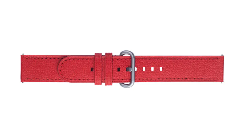 Samsung 20mm Essence Leather Strap for Galaxy Watch Active2 - Red Samsung 20mm Essence Leather Strap for Galaxy Watch Active2 - Red