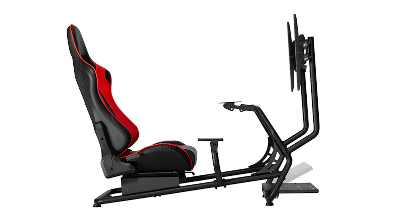 Konic Racing Cockpit with Screen and Shifter Mount - Pro Series Konic Racing Cockpit with Screen and Shifter Mount - Pro Series