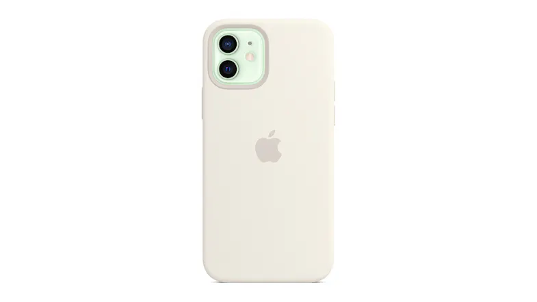Apple Silicone Case with MagSafe for iPhone 12/12 Pro - White Apple Silicone Case with MagSafe for iPhone 12/12 Pro - White