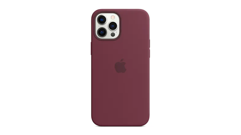Apple Silicone Case with MagSafe for iPhone 12 Pro Max - Plum Apple Silicone Case with MagSafe for iPhone 12 Pro Max - Plum