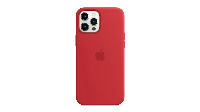 Apple Silicone Case with MagSafe for iPhone 12 Pro Max - (PRODUCT)RED Apple Silicone Case with MagSafe for iPhone 12 Pro Max - (PRODUCT)RED