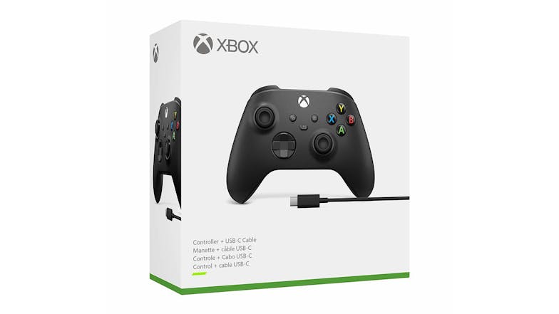 Xbox Wireless Controller + USB-C Cable for Windows 10
