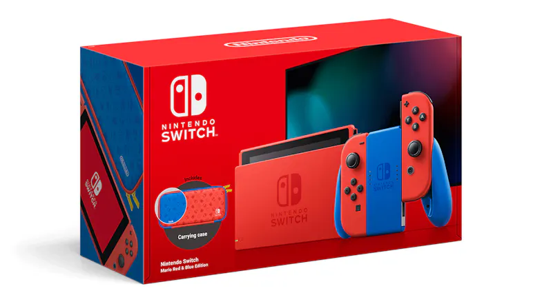 Nintendo Switch Console - Mario Red & Blue Edition Nintendo Switch Console - Mario Red & Blue Edition