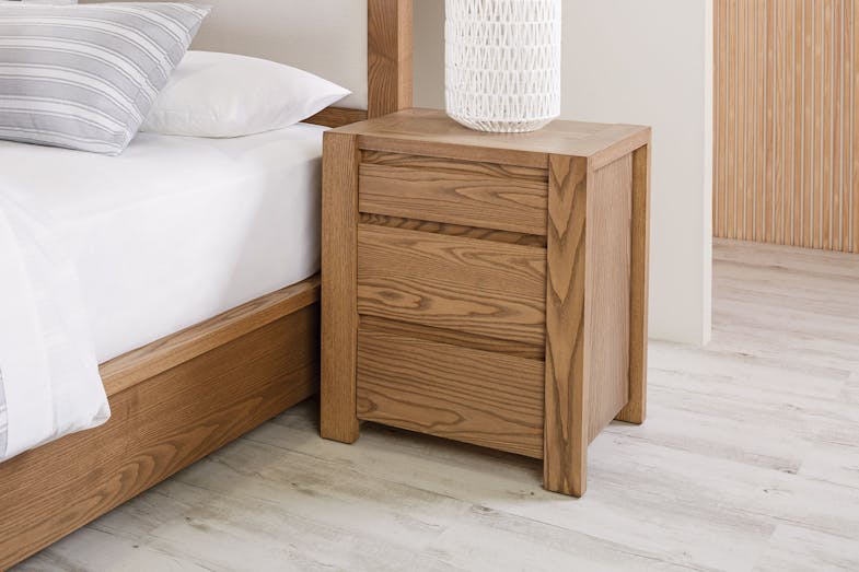 Milford 3 Drawer Bedside Table Milford 3 Drawer Bedside Table