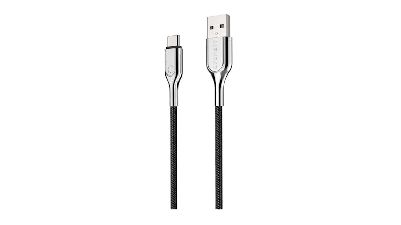 Cygnett Armoured USB-C To USB-A 1M - Black