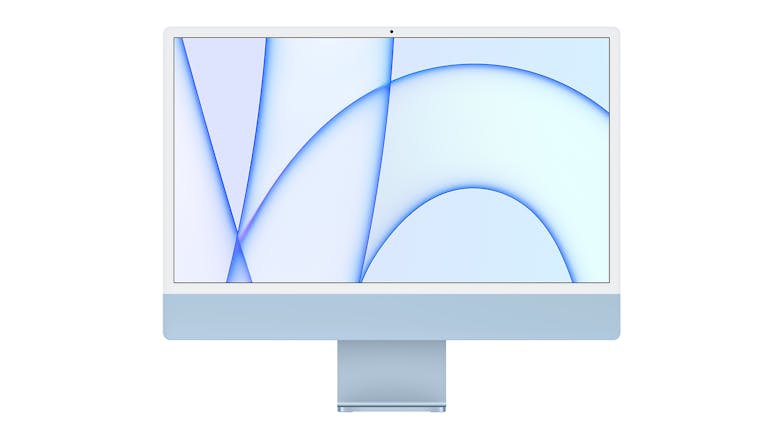 Apple iMac 24" M1 8-Core CPU & 8-Core GPU 8GB-RAM 256GB-SSD with Retina 4.5K Display - Blue (2021)