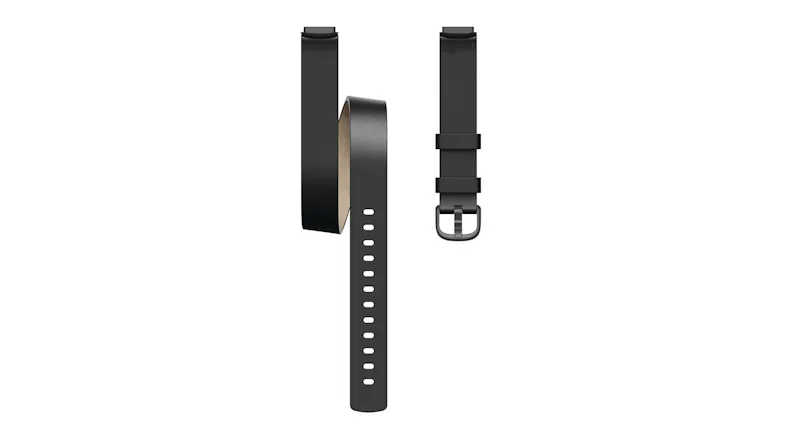Fitbit Double Wrap Leather Band for Luxe - Black Fitbit Double Wrap Leather Band for Luxe - Black