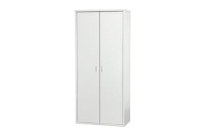 Hero 2 Door Storage Cupboard - White