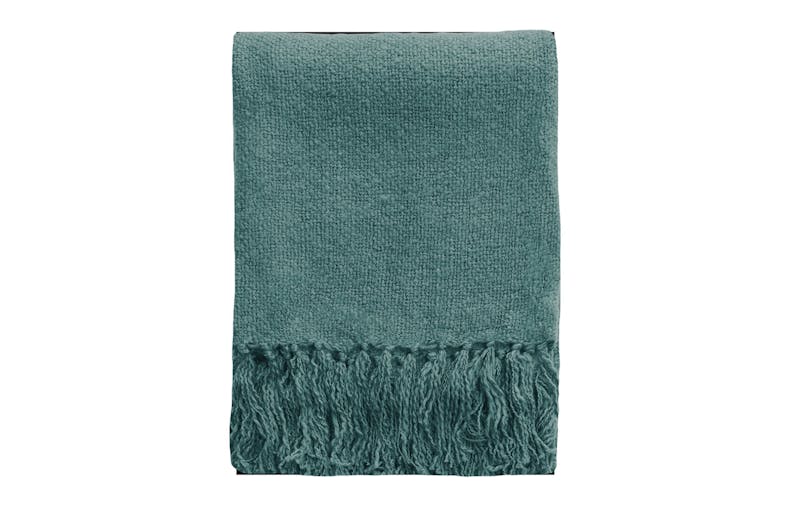 Serenade Throw by Mulberi - Mineral Blue