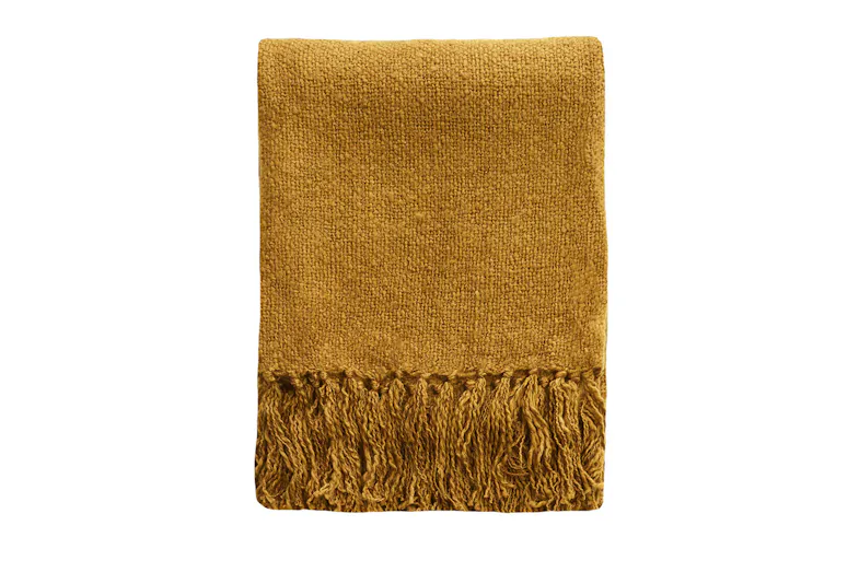 Serenade Throw by Mulberi - Turmeric Serenade Throw by Mulberi - Turmeric