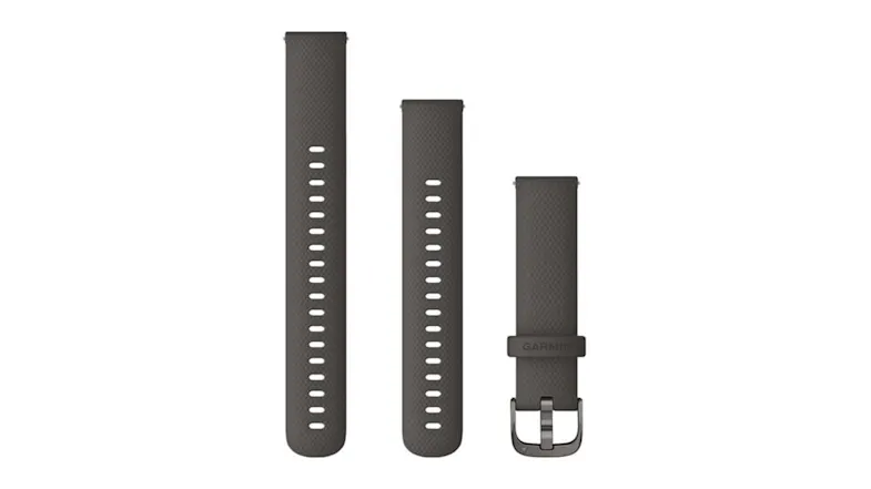 Garmin 18mm Quick Release Bands for Venu 2S - Graphite/Slate Garmin 18mm Quick Release Bands for Venu 2S - Graphite/Slate