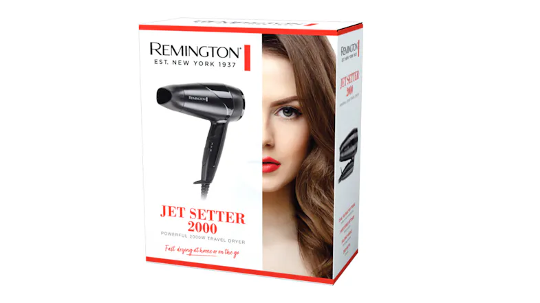 Remington Jet Setter 2000 Hair Dyer - Black (D1505AU) Remington Jet Setter 2000 Hair Dyer - Black (D1505AU)