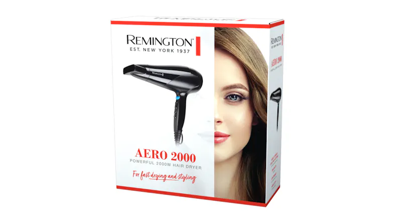 Remington Aero 2000 Hair Dryer - Black (D3190AU) Remington Aero 2000 Hair Dryer - Black (D3190AU)
