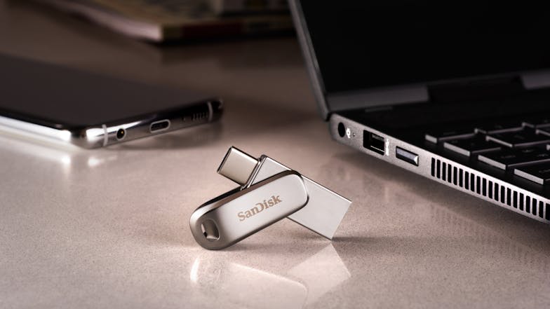 SanDisk Ultra Luxe Dual USB Type-C Flash Drive - 64GB
