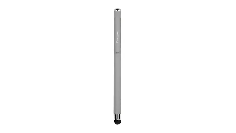 Targus Smooth Glide Slim Stylus with Embedded Clip - Grey Targus Smooth Glide Slim Stylus with Embedded Clip - Grey