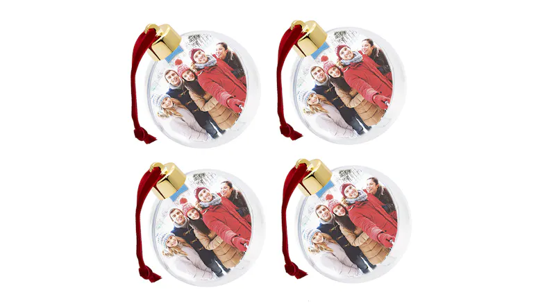 Shot2Go Photo Bauble - 4 Pack Shot2Go Photo Bauble - 4 Pack