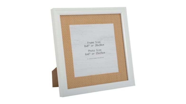 UR1 Sema 8x8 White Photo Frame with 6x6 Opening UR1 Sema 8x8 White Photo Frame with 6x6 Opening