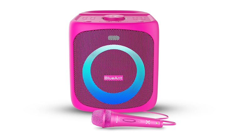 BlueAnt X4 Portable Bluetooth Party Speaker - Pink