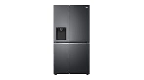 LG 635L Side By Side Fridge Freezer with Ice and Water Dispenser - Matte Black (GS-L635MBL)