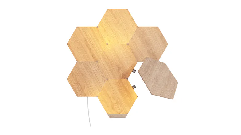 Nanoleaf Elements Wood Look Starter Kit - 7 Pack Nanoleaf Elements Wood Look Starter Kit - 7 Pack