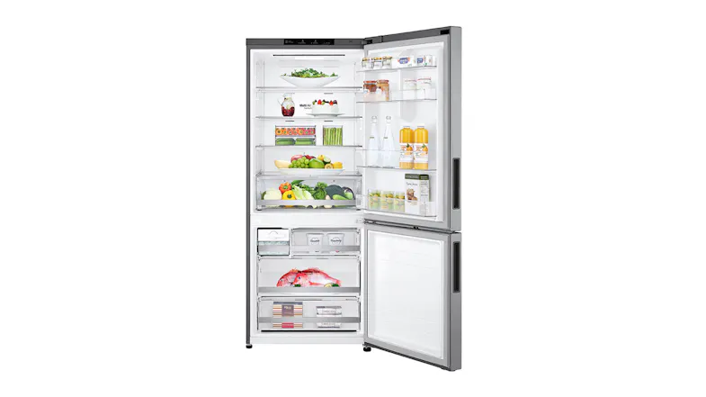 LG 420L Bottom Mount Fridge Freezer - Stainless Finish (GB-455PL) LG 420L Bottom Mount Fridge Freezer - Stainless Finish (GB-455PL)