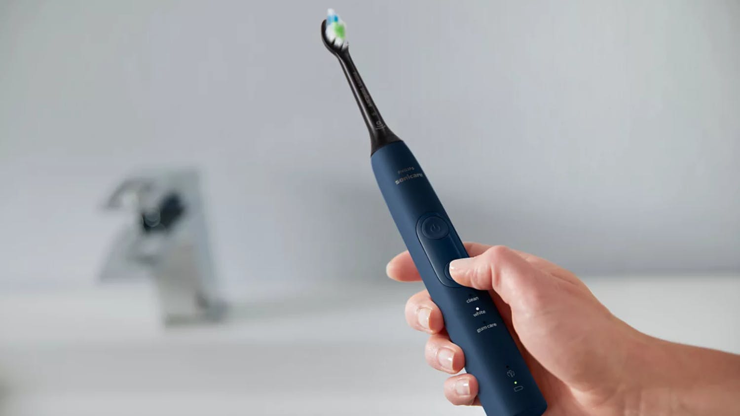 Philips Sonicare ProtectiveClean 5100 Electric Toothbrush with Travel Case - Navy Blue (HX6851/56)
