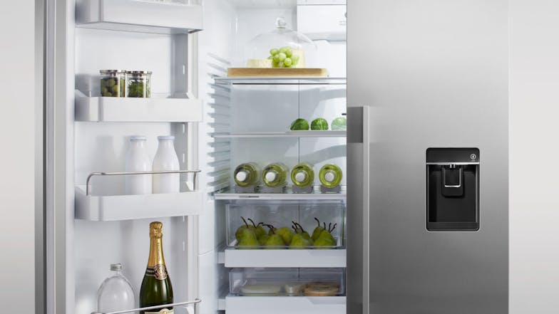 Fisher & Paykel 487L French Door Fridge Freezer with Ice & Water Dispenser - Stainless Steel (Series 7/RF522ADUX5)
