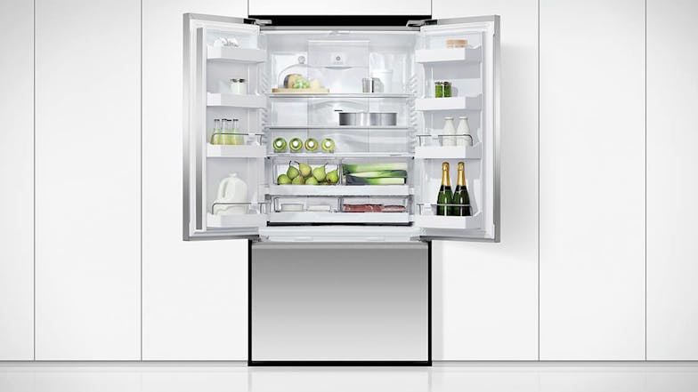 Fisher & Paykel 569L French Door Fridge Freezer with Water Dispenser - Stainless Steel (Series 7/RF610ANUX5)