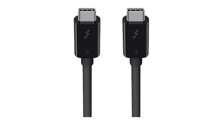Belkin USB4 USB-C to USB-C Cable 0.8m - Black Belkin USB4 USB-C to USB-C Cable 0.8m - Black