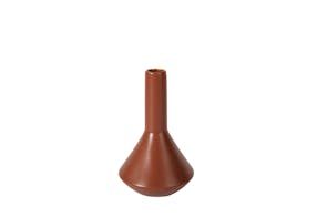 Totem Extra Small Matte Rust Country Vase by Capulet Home