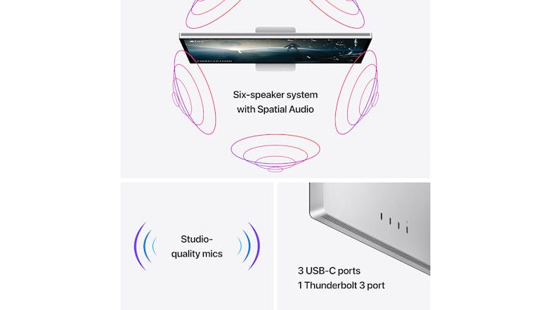 Apple 27" Studio Display - Tilt-Adjustable Stand (Standard Glass)