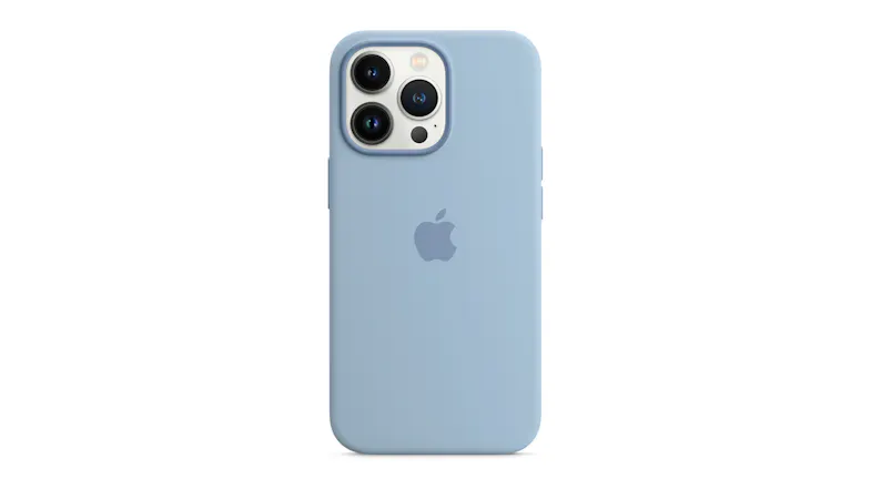 Apple Silicone Case with MagSafe for iPhone 13 Pro - Blue Fog Apple Silicone Case with MagSafe for iPhone 13 Pro - Blue Fog