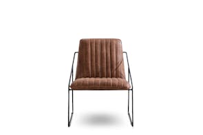 Bava Accent Fabric Chair - Saddle